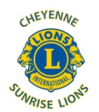 Cheyenne Sunrise Lions Club logo